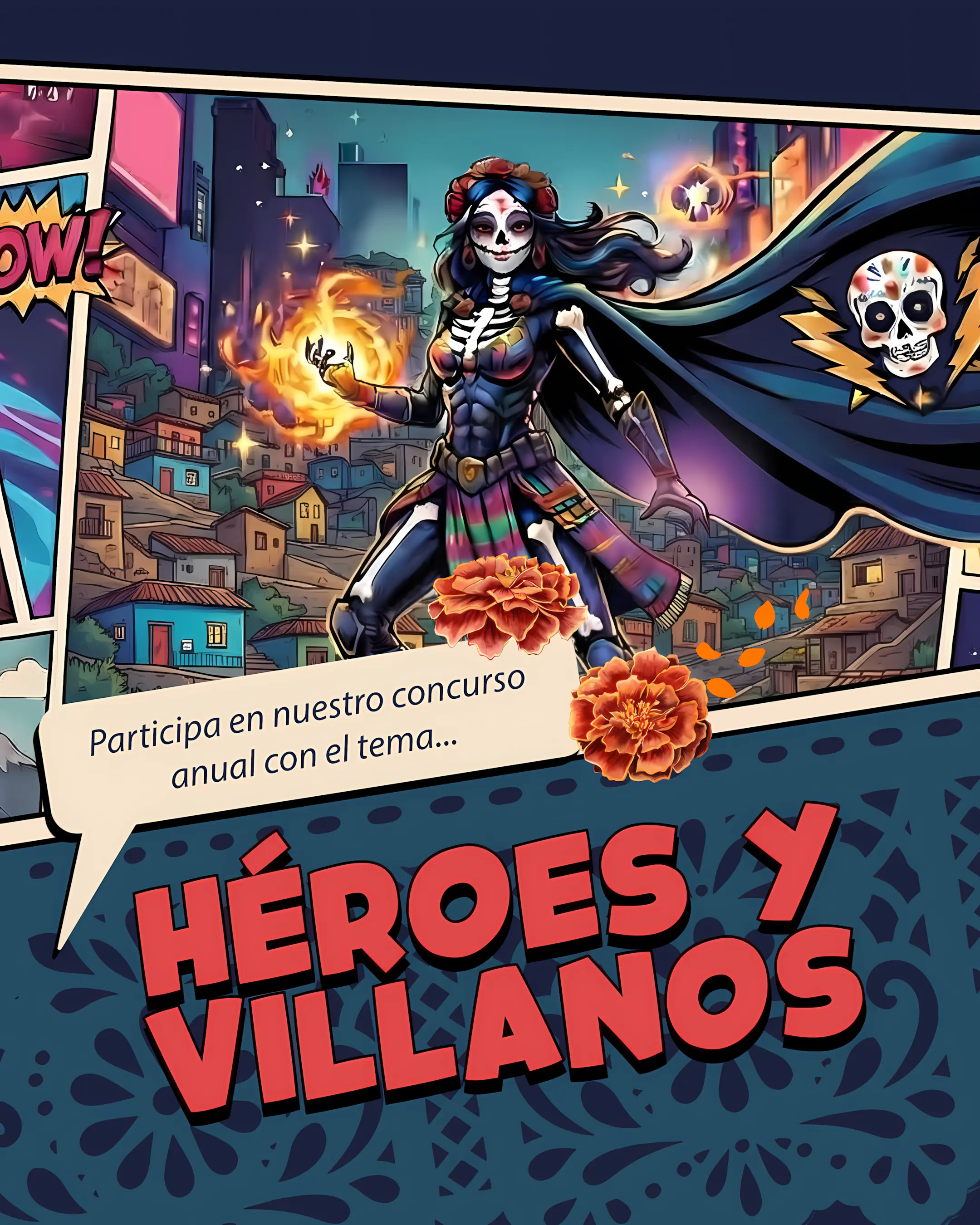 Concurso de Calaveritas Literarias: Héroes y Villanos 💀